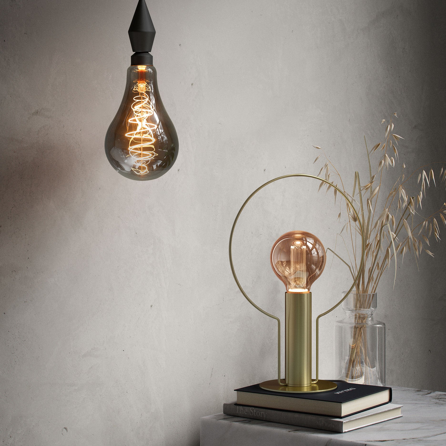 Deco pære retro E27 guldfarvet